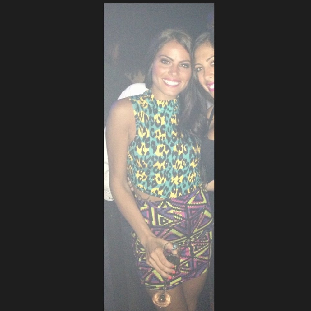 Cut out dress.